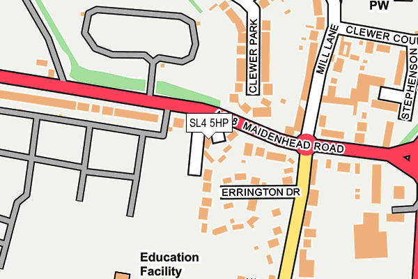 SL4 5HP map - OS OpenMap – Local (Ordnance Survey)