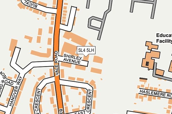 SL4 5LH map - OS OpenMap – Local (Ordnance Survey)