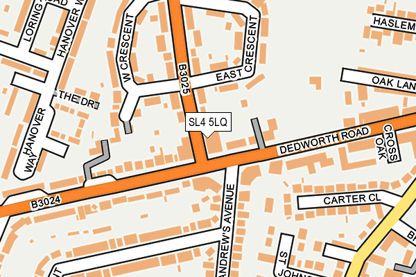 SL4 5LQ map - OS OpenMap – Local (Ordnance Survey)