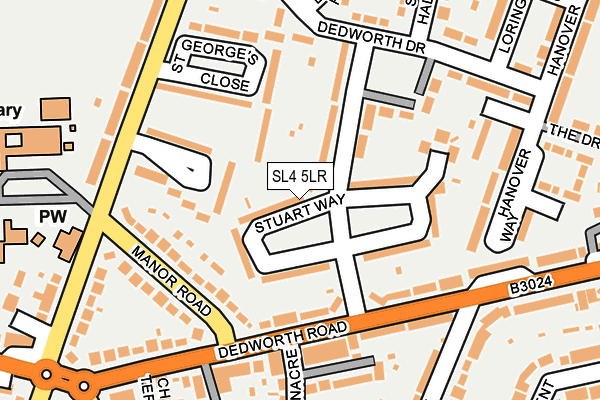 SL4 5LR map - OS OpenMap – Local (Ordnance Survey)