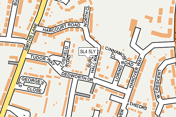 SL4 5LY map - OS OpenMap – Local (Ordnance Survey)