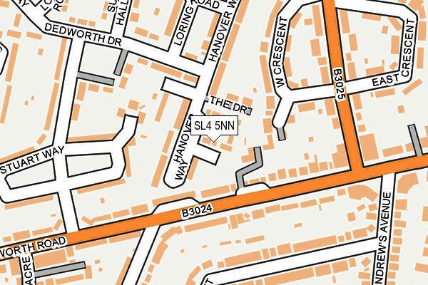 SL4 5NN map - OS OpenMap – Local (Ordnance Survey)