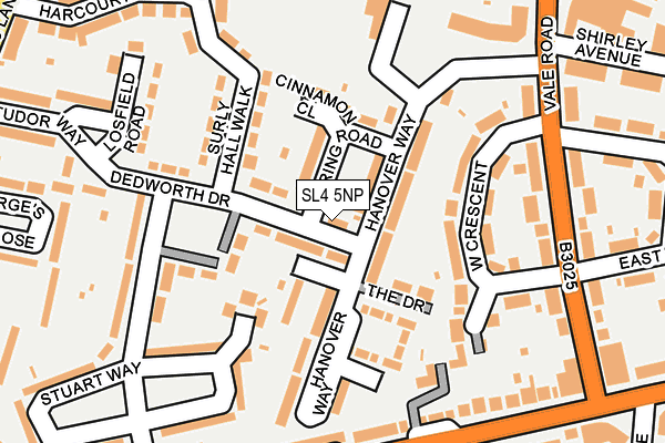 SL4 5NP map - OS OpenMap – Local (Ordnance Survey)