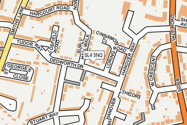 SL4 5NQ map - OS OpenMap – Local (Ordnance Survey)