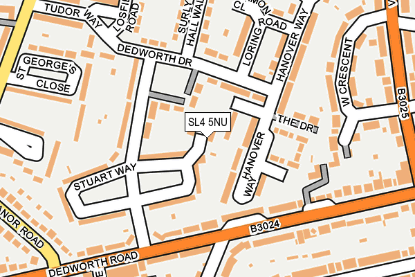 SL4 5NU map - OS OpenMap – Local (Ordnance Survey)