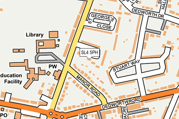 SL4 5PH map - OS OpenMap – Local (Ordnance Survey)