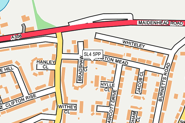 SL4 5PP map - OS OpenMap – Local (Ordnance Survey)