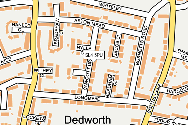 SL4 5PU map - OS OpenMap – Local (Ordnance Survey)