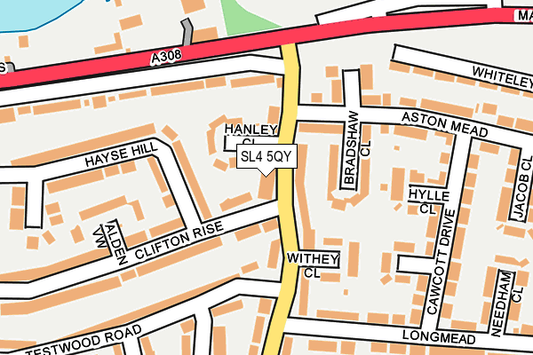 SL4 5QY map - OS OpenMap – Local (Ordnance Survey)