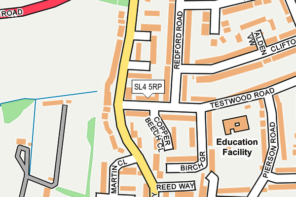 SL4 5RP map - OS OpenMap – Local (Ordnance Survey)