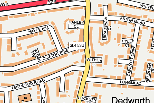 SL4 5SU map - OS OpenMap – Local (Ordnance Survey)