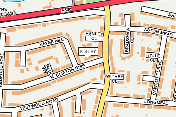 SL4 5SY map - OS OpenMap – Local (Ordnance Survey)