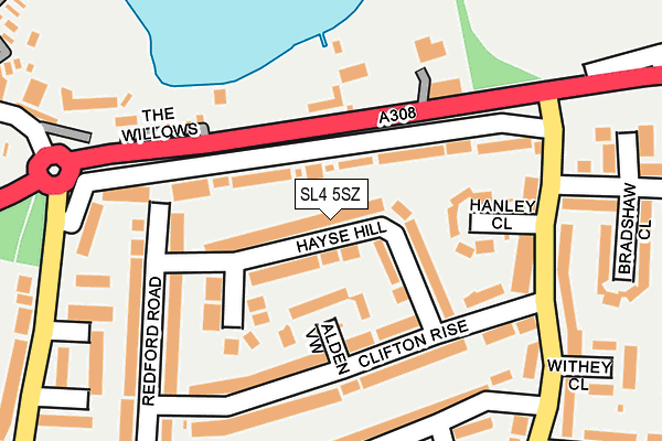 SL4 5SZ map - OS OpenMap – Local (Ordnance Survey)