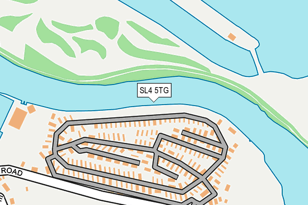SL4 5TG map - OS OpenMap – Local (Ordnance Survey)