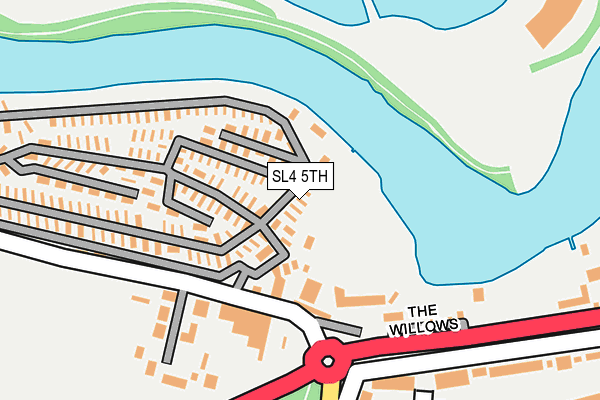 SL4 5TH map - OS OpenMap – Local (Ordnance Survey)