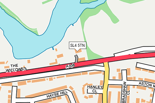 SL4 5TN map - OS OpenMap – Local (Ordnance Survey)