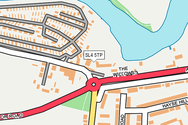 SL4 5TP map - OS OpenMap – Local (Ordnance Survey)