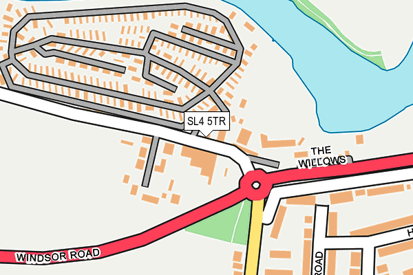 SL4 5TR map - OS OpenMap – Local (Ordnance Survey)