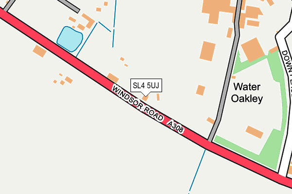 SL4 5UJ map - OS OpenMap – Local (Ordnance Survey)