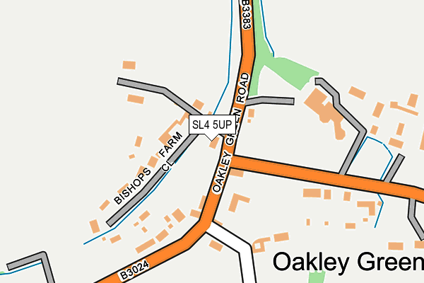 SL4 5UP map - OS OpenMap – Local (Ordnance Survey)