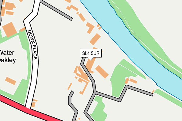 SL4 5UR map - OS OpenMap – Local (Ordnance Survey)