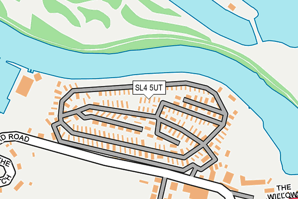 SL4 5UT map - OS OpenMap – Local (Ordnance Survey)