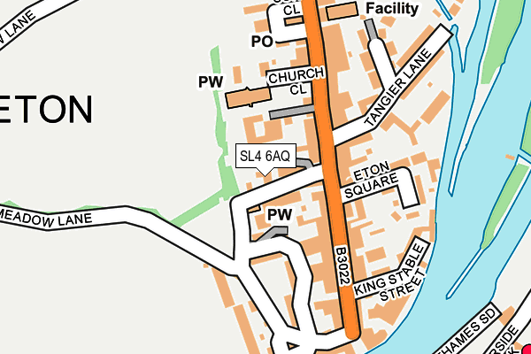SL4 6AQ map - OS OpenMap – Local (Ordnance Survey)