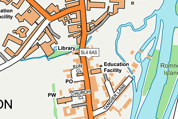 Map of THE ETON TAILORS (WELSH-JEFFRIES-JOHN WALLS) LTD. at local scale