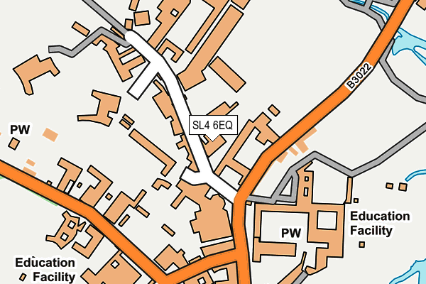 SL4 6EQ map - OS OpenMap – Local (Ordnance Survey)