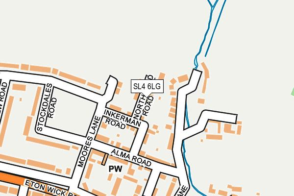 SL4 6LG map - OS OpenMap – Local (Ordnance Survey)