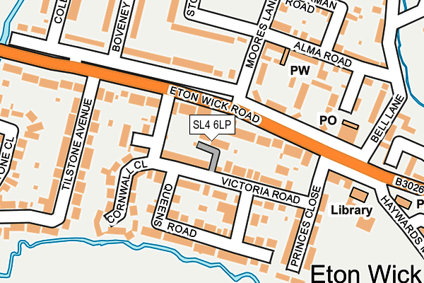 SL4 6LP map - OS OpenMap – Local (Ordnance Survey)