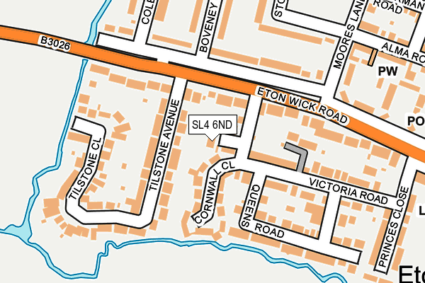 SL4 6ND map - OS OpenMap – Local (Ordnance Survey)