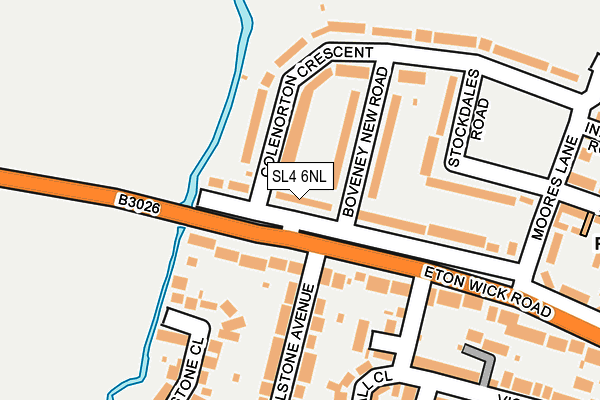 SL4 6NL map - OS OpenMap – Local (Ordnance Survey)