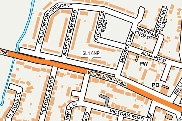 SL4 6NP map - OS OpenMap – Local (Ordnance Survey)