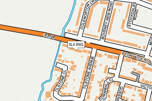 SL4 6NQ map - OS OpenMap – Local (Ordnance Survey)