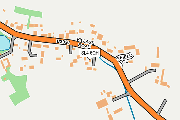 SL4 6QH map - OS OpenMap – Local (Ordnance Survey)