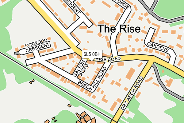 Map of RECTORY LANE NURSERY LIMITED at local scale