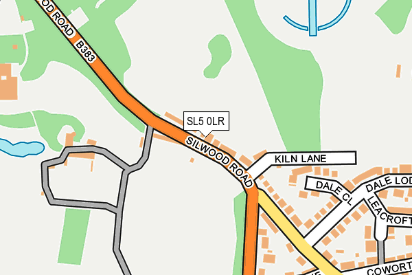 SL5 0LR map - OS OpenMap – Local (Ordnance Survey)