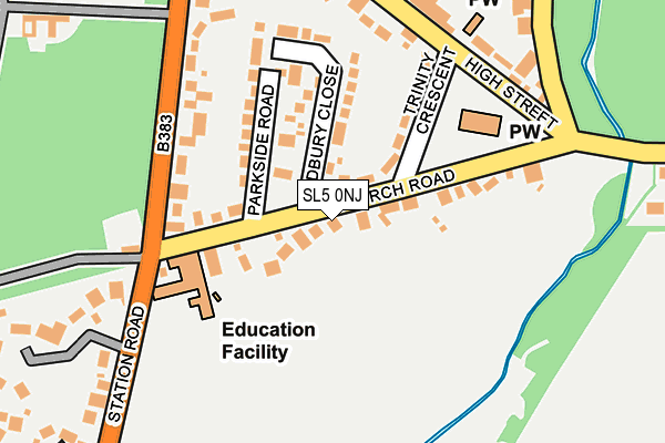 Map of TRS PROGRAMMING LTD at local scale