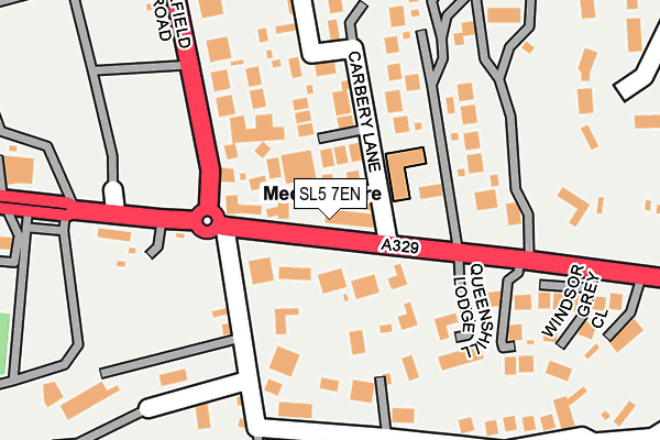 SL5 7EN map - OS OpenMap – Local (Ordnance Survey)