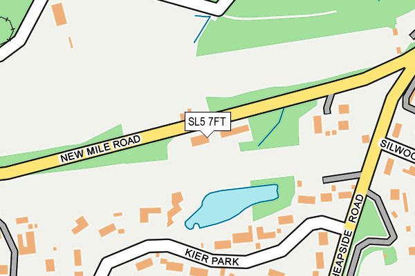 SL5 7FT map - OS OpenMap – Local (Ordnance Survey)