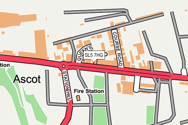 Map of POYNINGS CHURCH STREET LIMITED at local scale