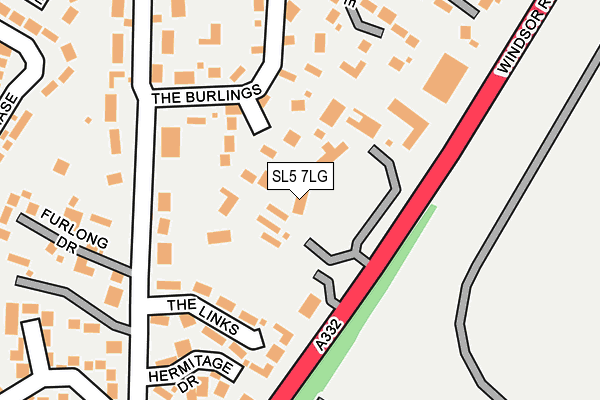 SL5 7LG map - OS OpenMap – Local (Ordnance Survey)