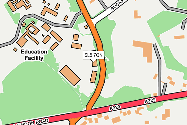 SL5 7QN map - OS OpenMap – Local (Ordnance Survey)