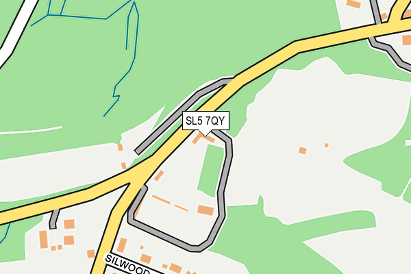 SL5 7QY map - OS OpenMap – Local (Ordnance Survey)