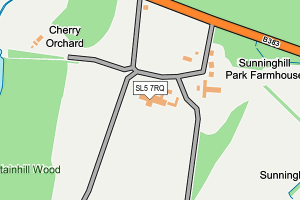 SL5 7RQ map - OS OpenMap – Local (Ordnance Survey)