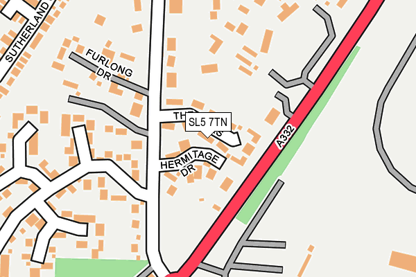 SL5 7TN map - OS OpenMap – Local (Ordnance Survey)