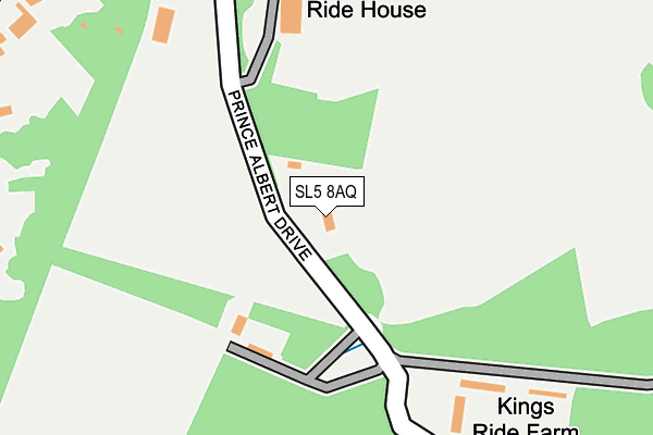 SL5 8AQ map - OS OpenMap – Local (Ordnance Survey)