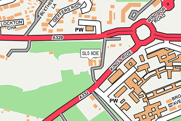 Map of ENGLEMERE WOOD MANAGEMENT COMPANY LIMITED at local scale