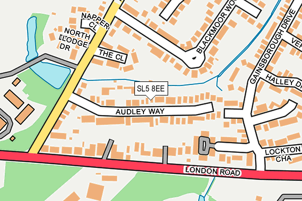 SL5 8EE map - OS OpenMap – Local (Ordnance Survey)